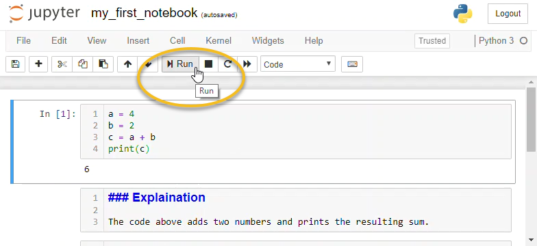 python jupyter notebook name is not defined